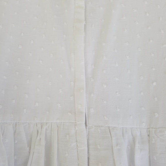 Sequin Hearts Fit and Flair White Dress Size 14 Girls 2 Tiered Tulle - Picture 4 of 8